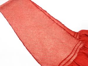 正絹　振袖用　絞り　帯揚げ